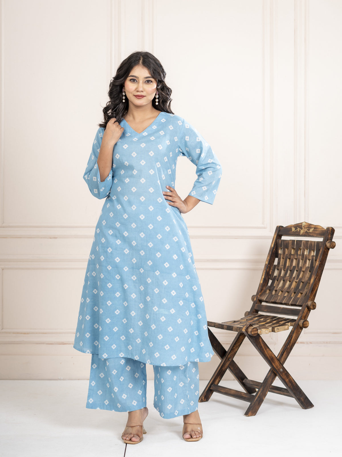 Noor-e-Neel Kurta Set - Photo 3