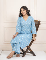 Noor-e-Neel Kurta Set