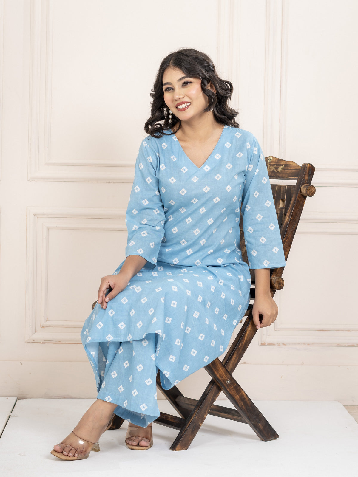 Noor-e-Neel Kurta Set - Photo 4