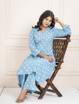 Noor-e-Neel Kurta Set